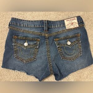 Authentic True Religion Jean Shorts.